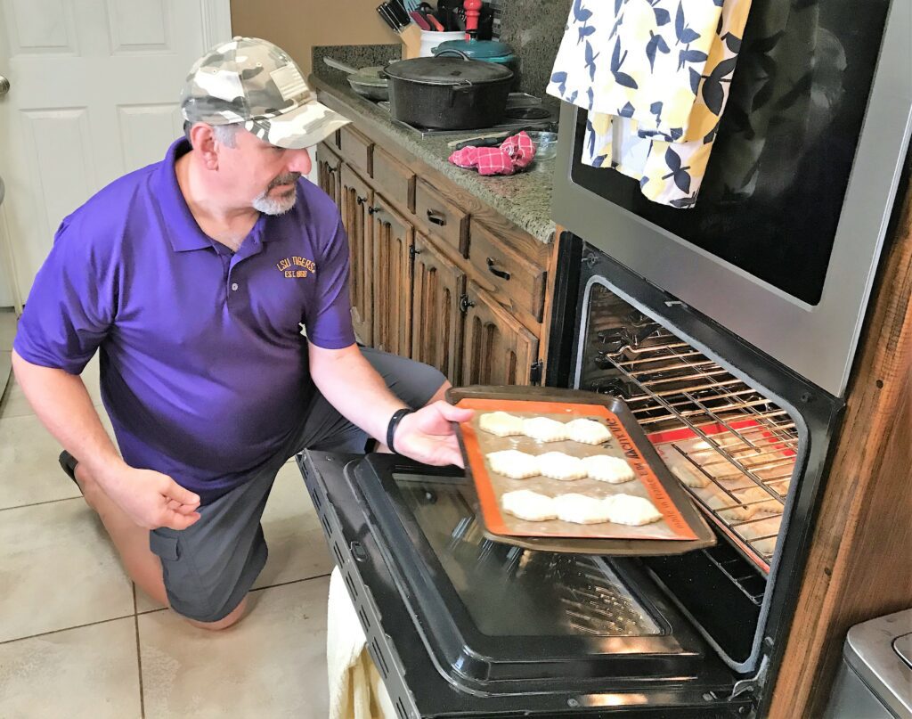 Putting Puff Pastries in the Oven