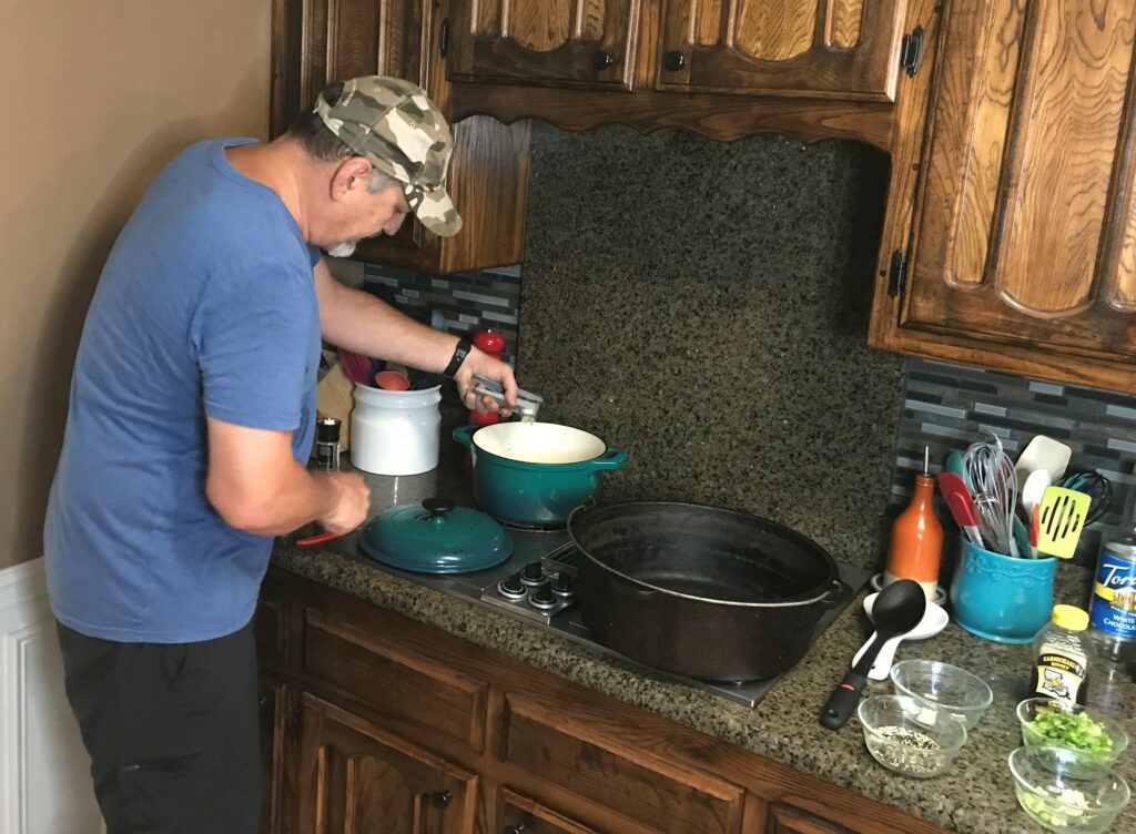 Adding Garlic into Egg Drop Soup