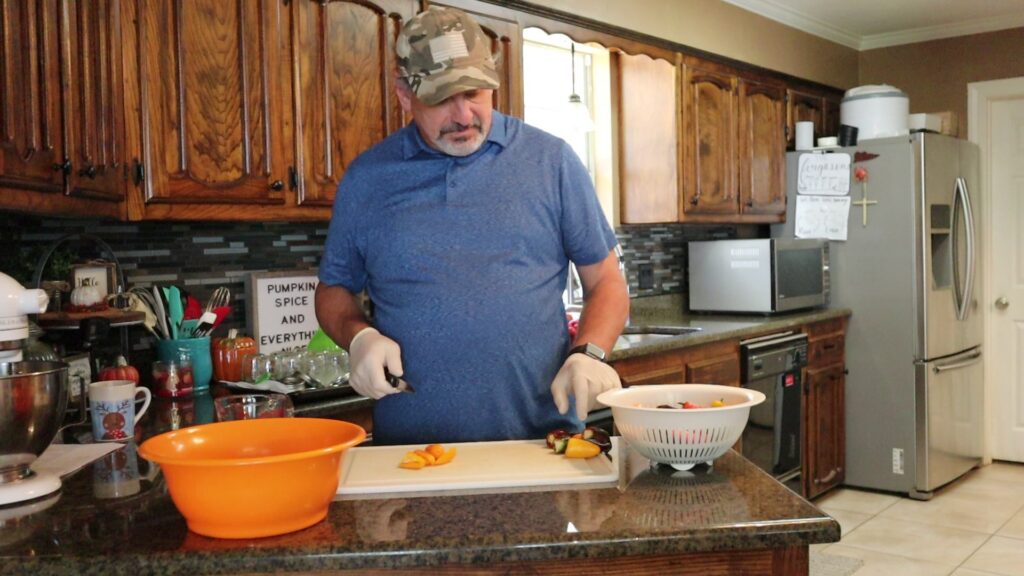 Cleaning Up Jalapenos