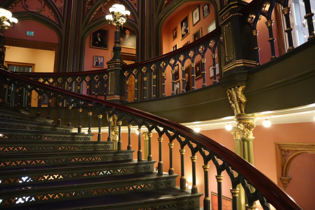 Old Louisiana State Capitol  - Grand Staircase