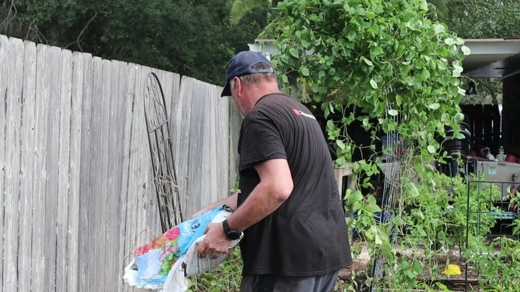 Amending my Soil with Composted Chicken Manure