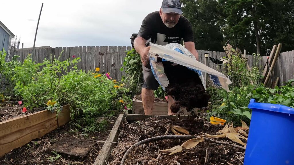 Amending my Soil with Composted Chicken Manure