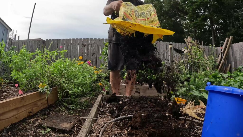 Amending my Soil with Composted Chicken Manure