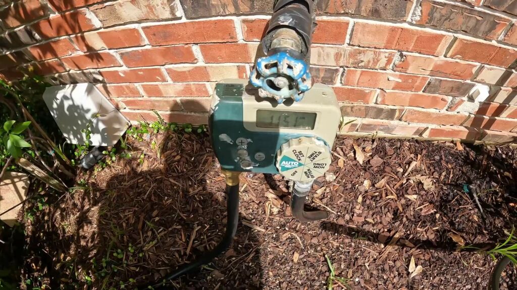 DIY Watering System on South Side of House