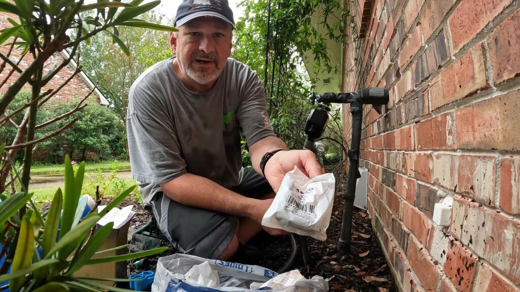 Setting Up Automated Watering Tubing