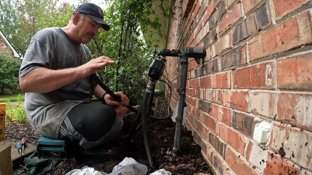 Setting Up Automated Watering Tubing