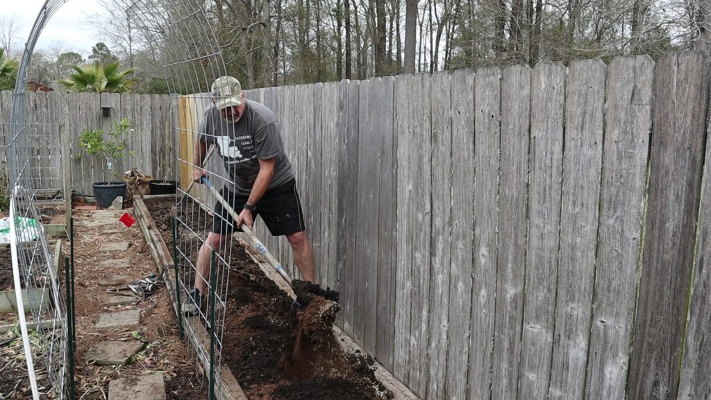 Amending Raised Bed Garden