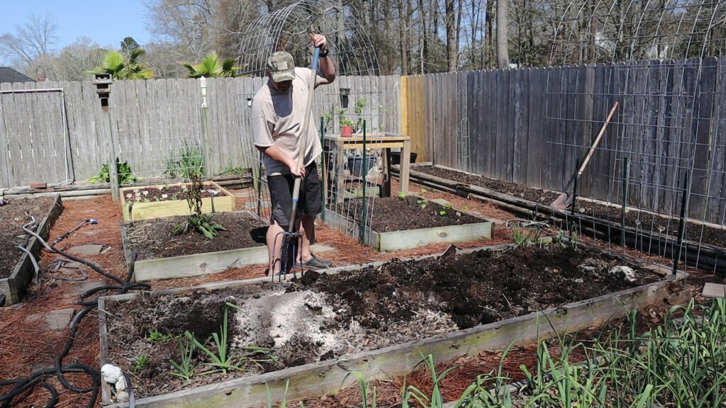 Amending Raised Bed Garden